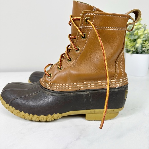 L.L. Bean Bean Boots 8” Unlined Sz 7 - Picture 7 of 16